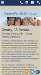 Mobile Screenshot of gentryfamilydentistry.com